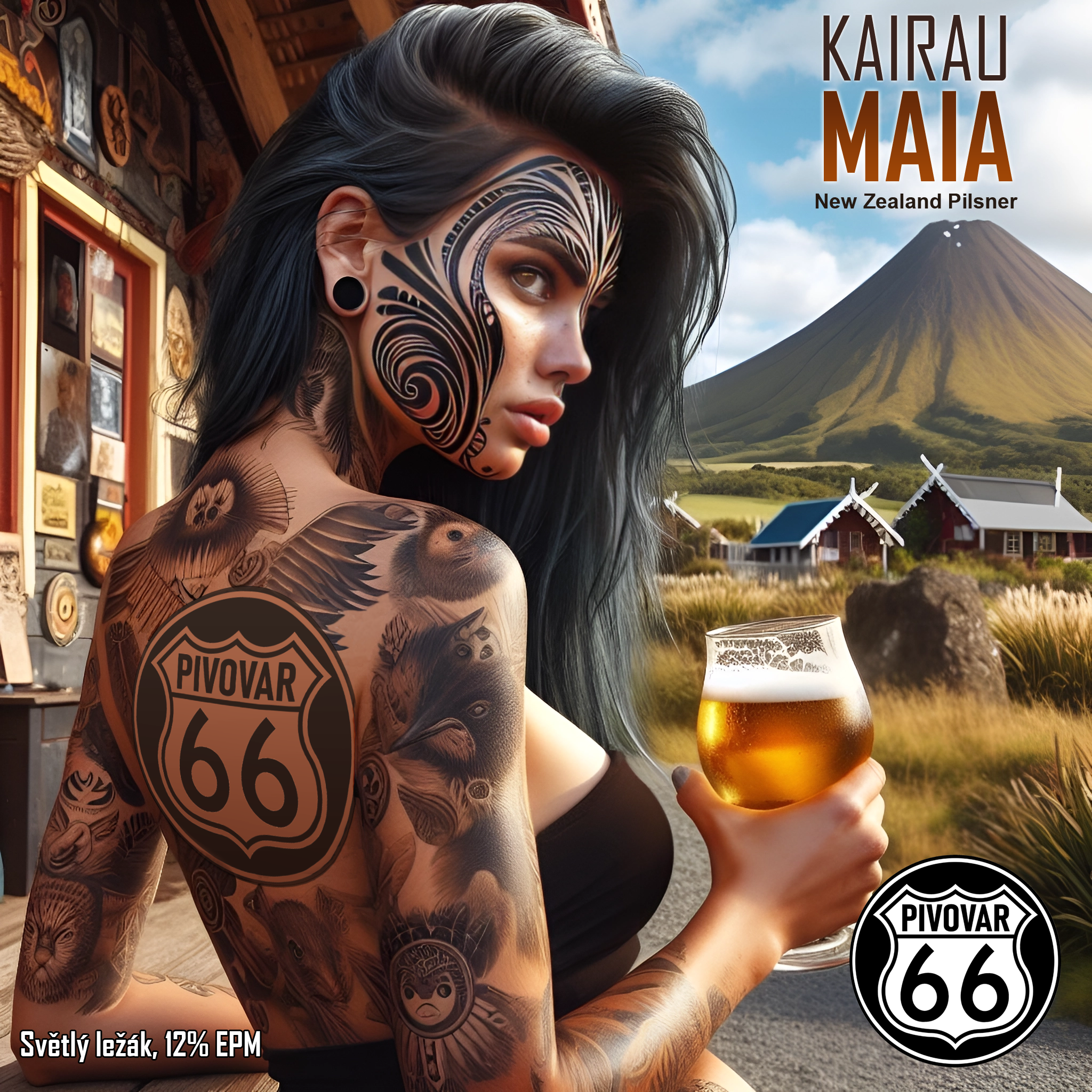 Kairau Maia – New Zealand Pilsner 12%